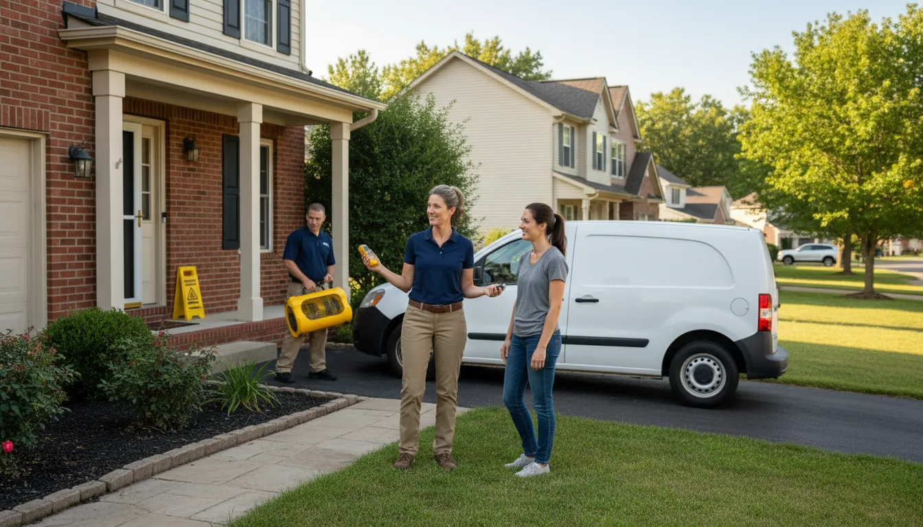 Water restoration image for Home Water Damage Repair in Mount Ulla, NC